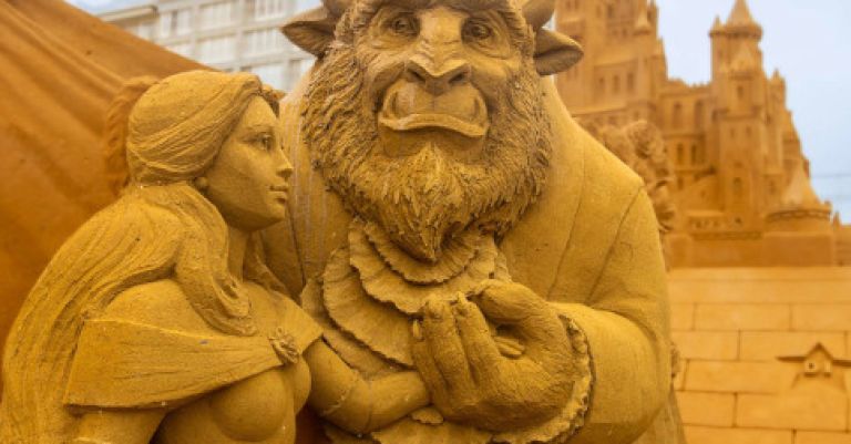 Sculptures de sable à Ostende (Belgique)