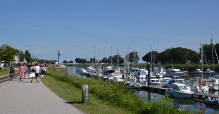 Baie de Somme : train touristique, Le Crotoy & Saint Valery